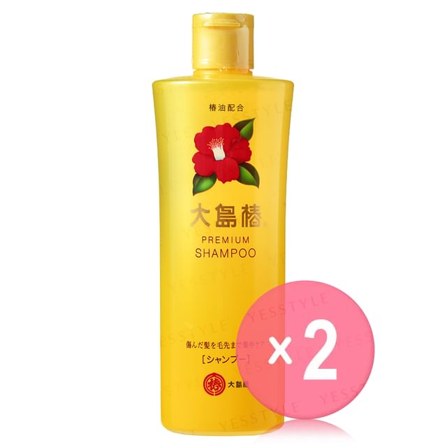 Oshima Tsubaki-Premium Shampoo 2pcs Bundle Set