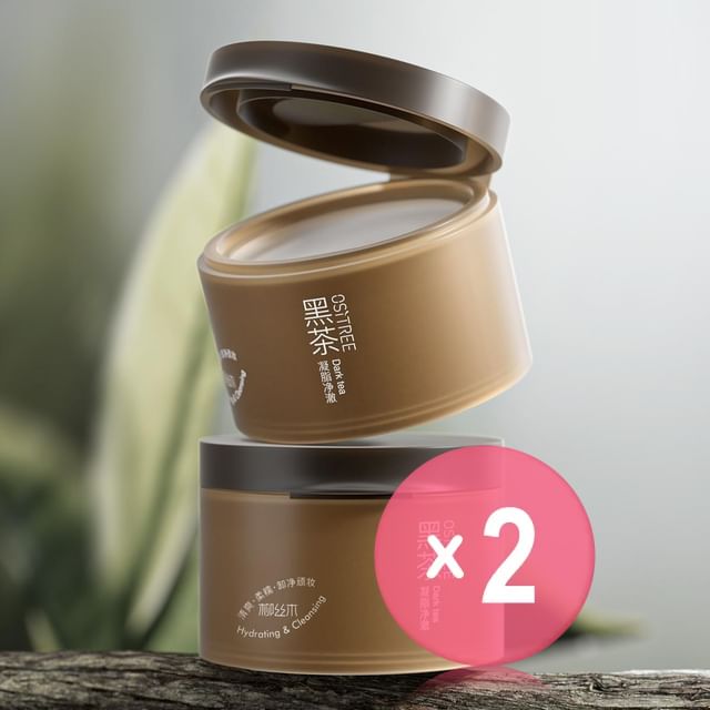 OSITREE-Black Tea Cleansing Balm 2pcs Bundle Set