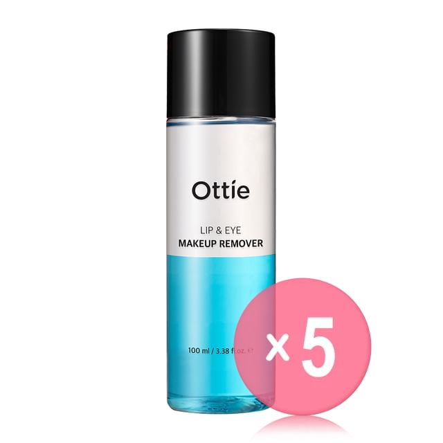 Ottie-Lip Eye Makeup Remover 100ml 5pcs Bundle Set
