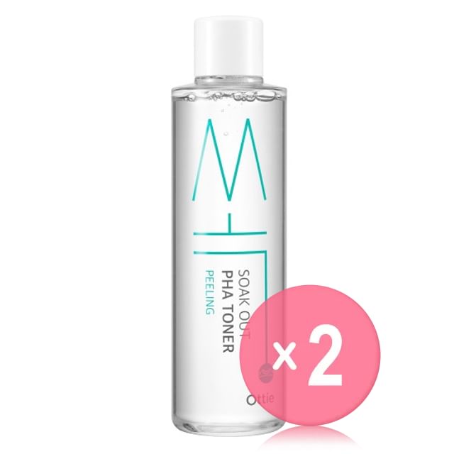 Ottie-Soak Out PHA Toner 210ml 2pcs Bundle Set