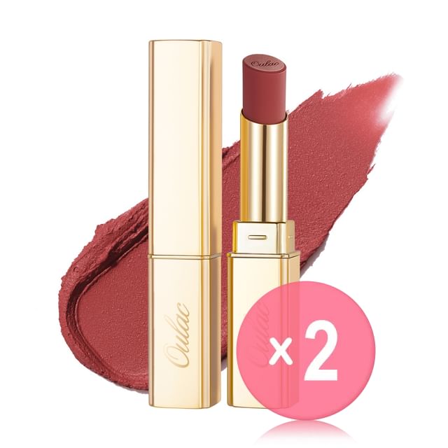 Oulac-Rosérium Matte Lipstick - 6 Colors 2pcs Bundle Set