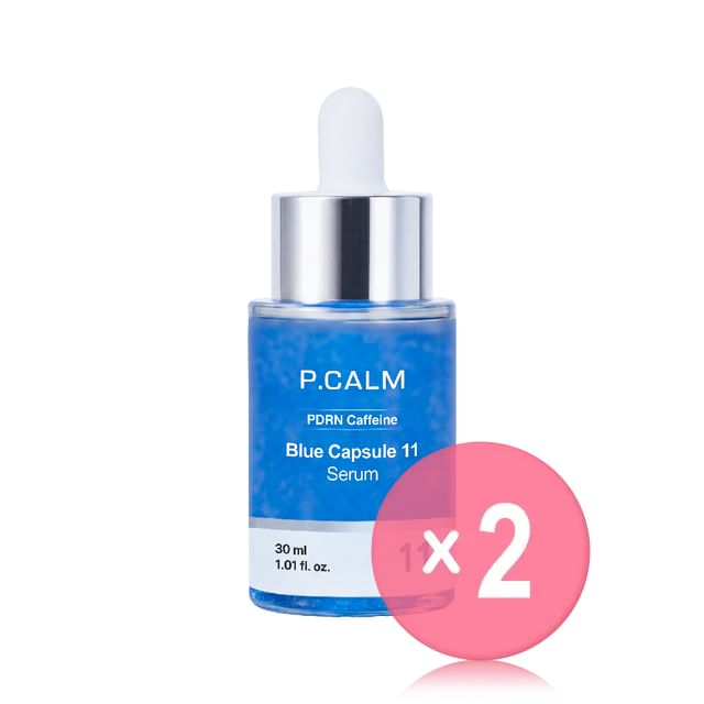 P-CALM-PDRN Caffeine Blue Capsule 11 Serum 2pcs Bundle Set