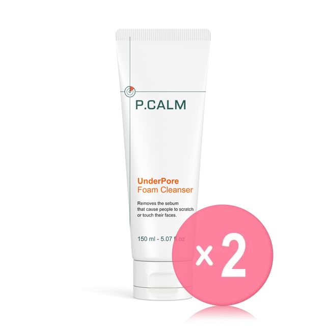 P-CALM-UnderPore Foam Cleanser 2pcs Bundle Set