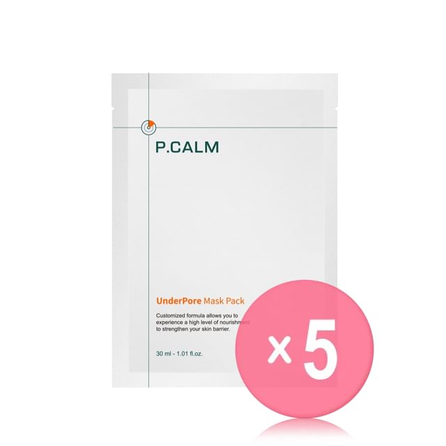 P-CALM-UnderPore Mask Pack 5pcs Bundle Set