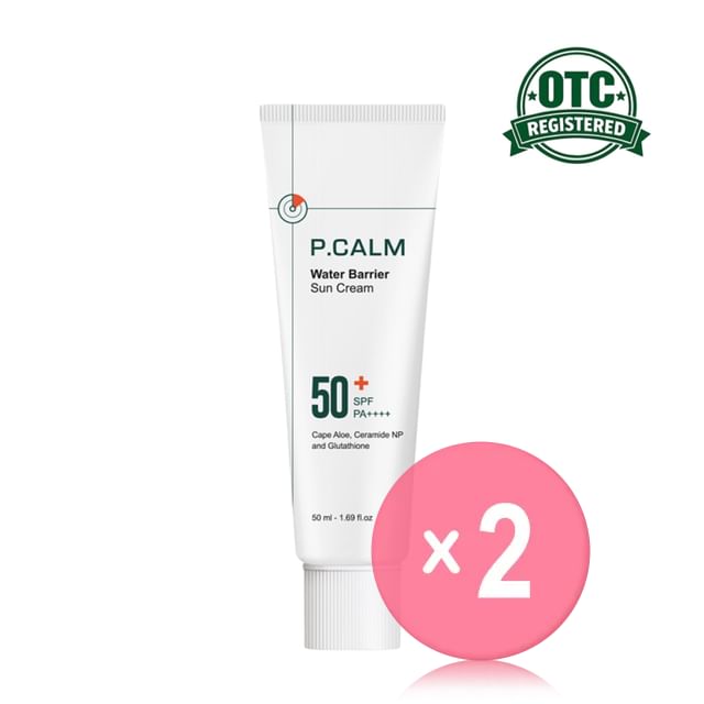 P-CALM-Water Barrier Sun Cream OTC Version 2pcs Bundle Set