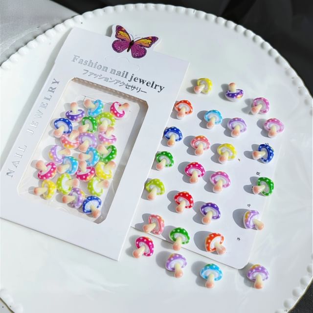 Padoma-Mushroom Nail Art Decoration