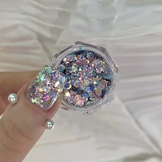 Padoma-Sequined Nail Art Decoration Various Designs