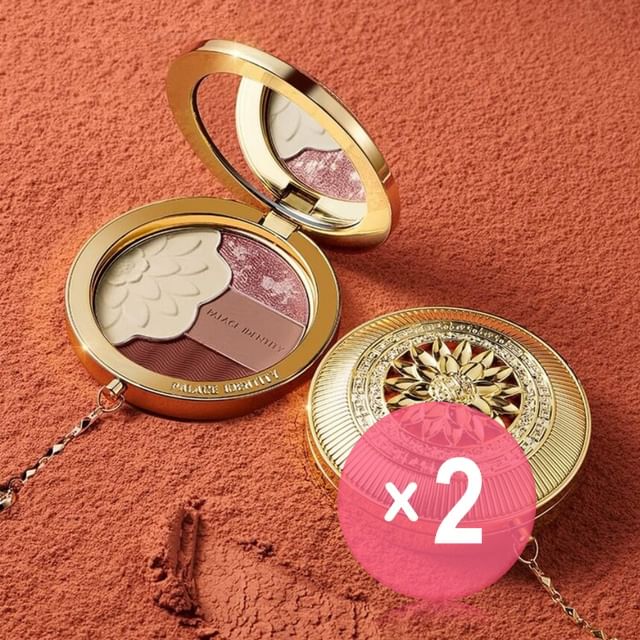 PALACE IDENTITY-Royal Bloom Eyeshadow - 4 Types 2pcs Bundle Set