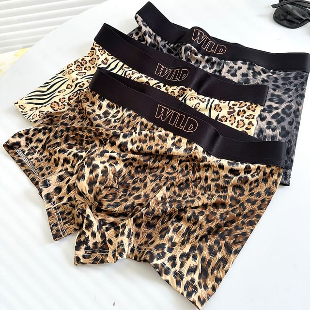 Pancherry-Leopard Print Trunk Set