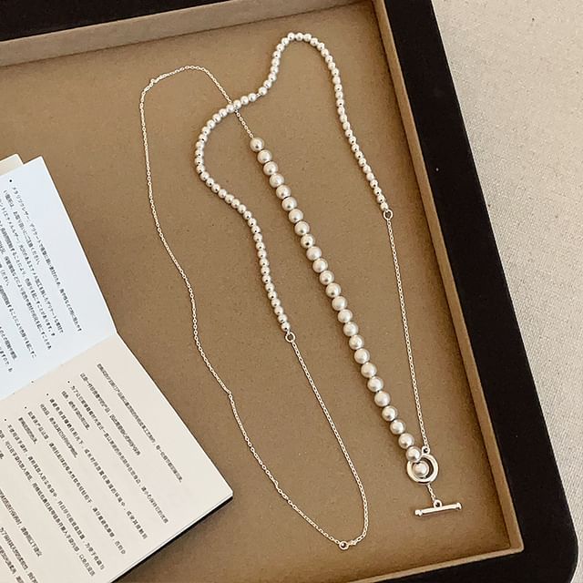 Panda Dama-Bead Alloy Necklace