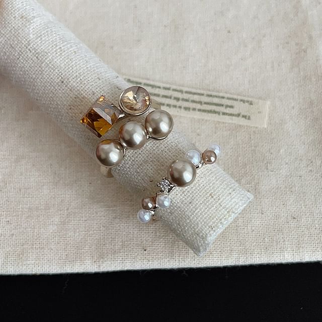 Panda Dama-Beaded Ring