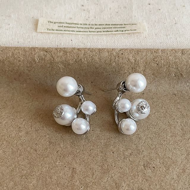 Panda Dama-Faux Pearl Dangle Earring