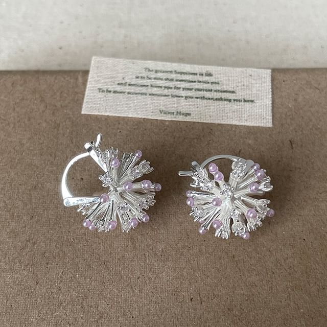 Panda Dama-Firework Rhinestone Alloy Leverback Earring