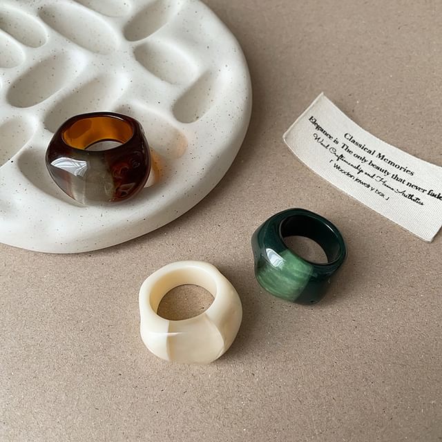 Panda Dama-Irregular Chunky Ring