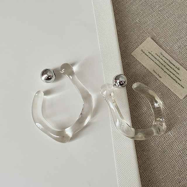 Panda Dama-Irregular Hoop Ear Jacket