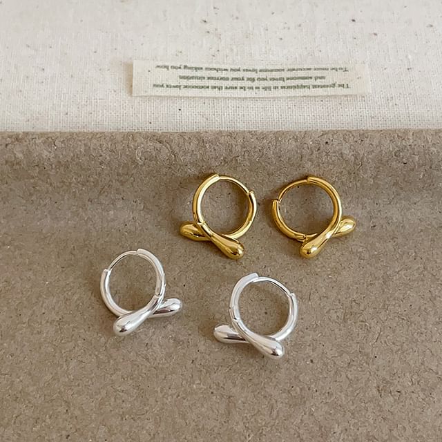 Panda Dama-Metallic Huggie Earring