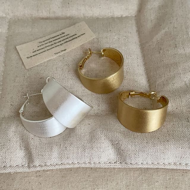 Panda Dama-Plain Hoop Earring