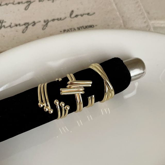Panda Dama-Shiny Open Ring