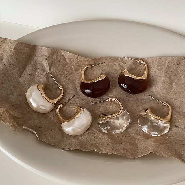 Panda Dama-Two Tone Hoop Earring