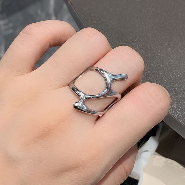 PANGU-Abstract Sculptural Open Ring