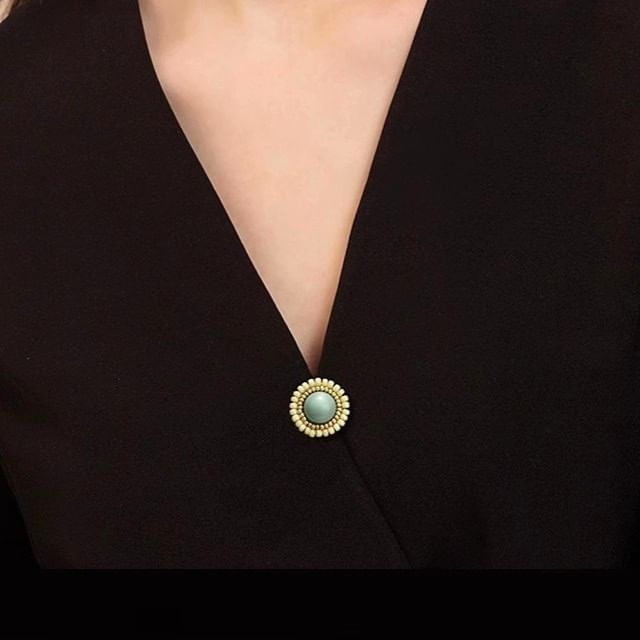 PANGU-Beaded Brooch