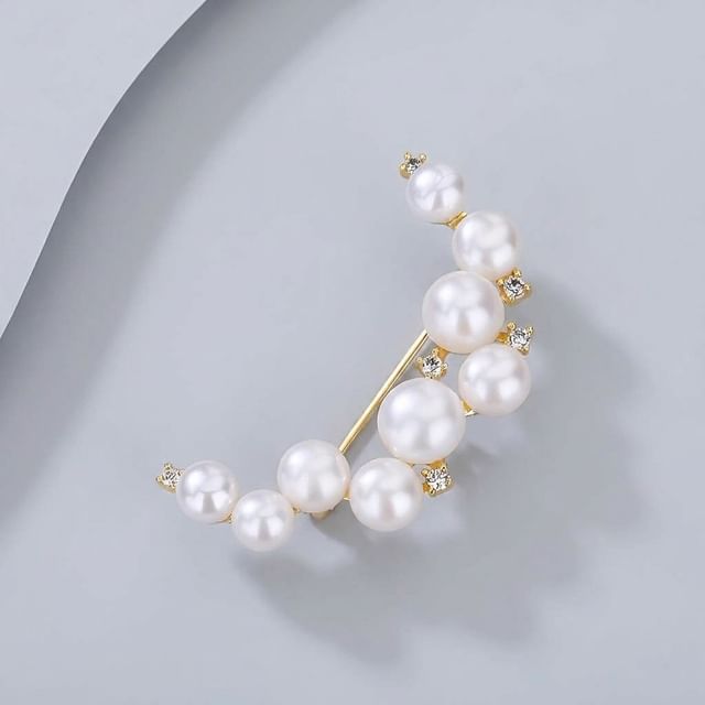 PANGU-Beaded CZ Brooch