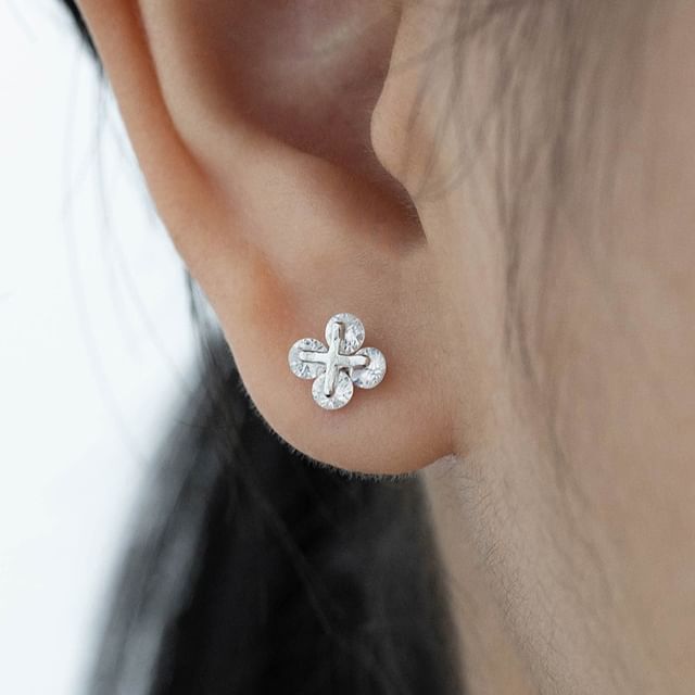 PANGU-Clover Leaf Stud Earring
