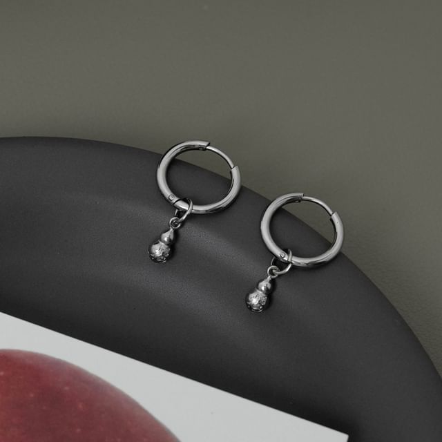 PANGU-Gourd Drop Huggie Earring Clip-On Earring