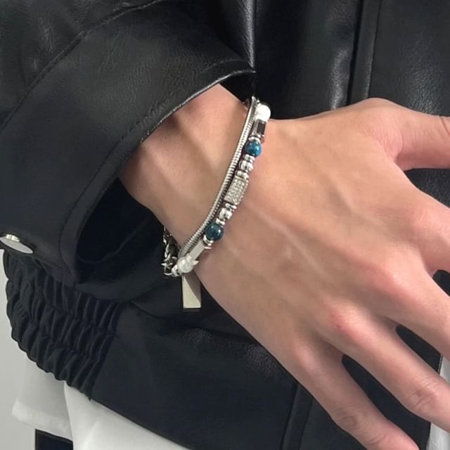 PANGU-Layered Beaded Bracelet
