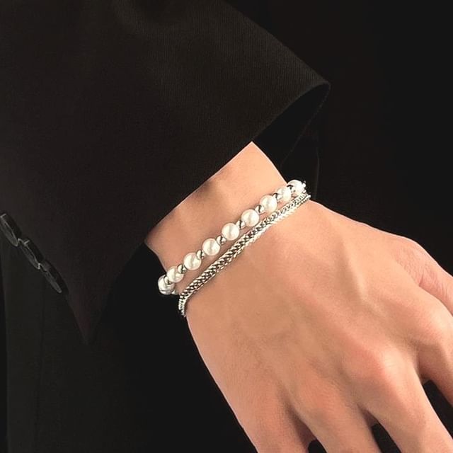 PANGU-Layered Beaded Bracelet