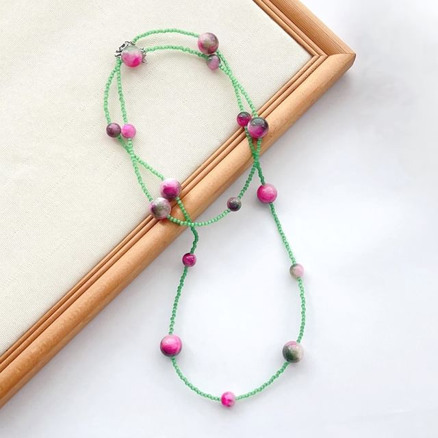 PANGU-Layered Beaded Necklace