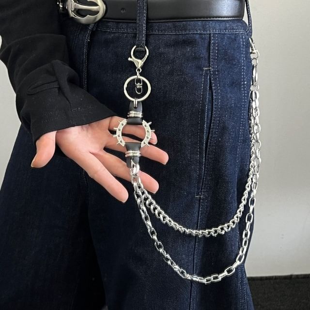 PANGU-Punk Layered Alloy Pants Chain