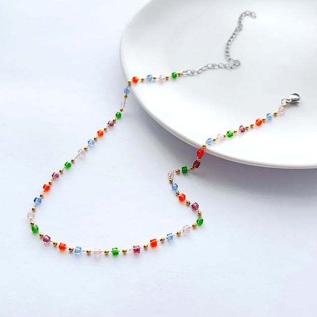 PANGU-Rainbow Bead Necklace