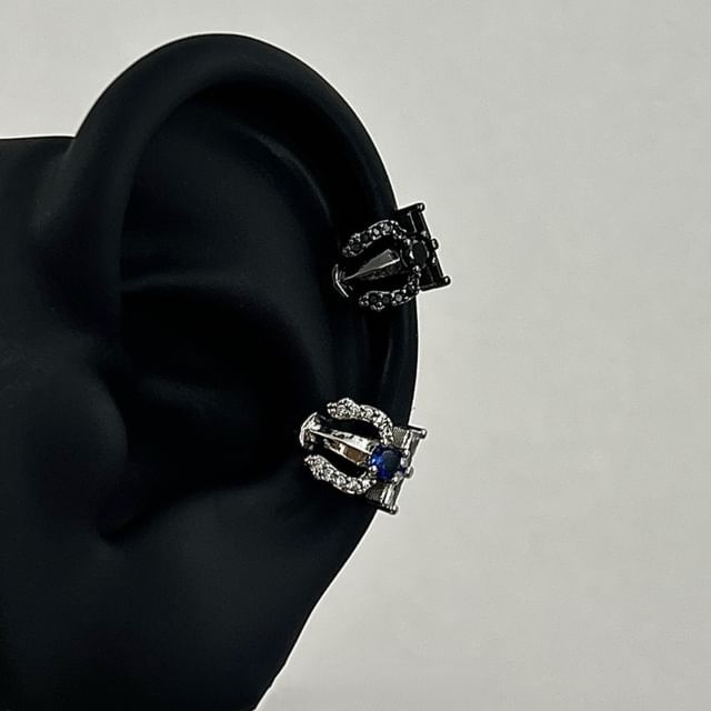 PANGU-Rhinestone Clip-On Earring