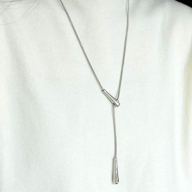 PANGU-Teardrop Lariat Necklace