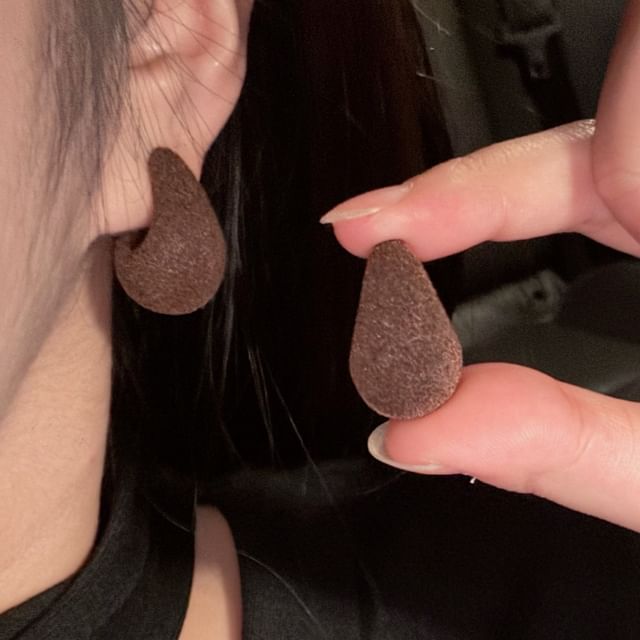 PANGU-Textured Hoop Earring