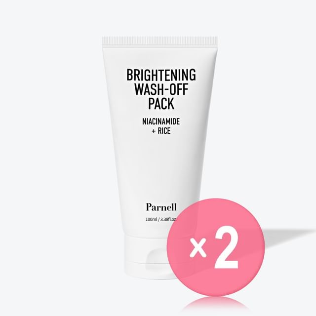 Parnell-Brightening Wash-Off Pack 2pcs Bundle Set