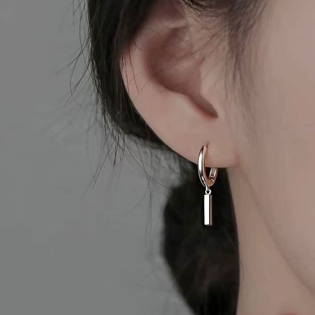 Parskletie-Hoop Drop Earring