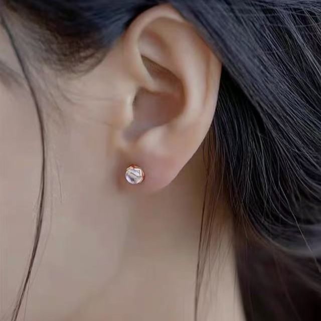 Parskletie-Rhinestone Stud Earring