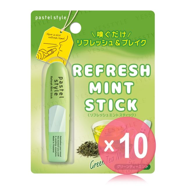 Pastel Style-Refresh Mint Stick Green Tea Mint 10pcs Bundle Set