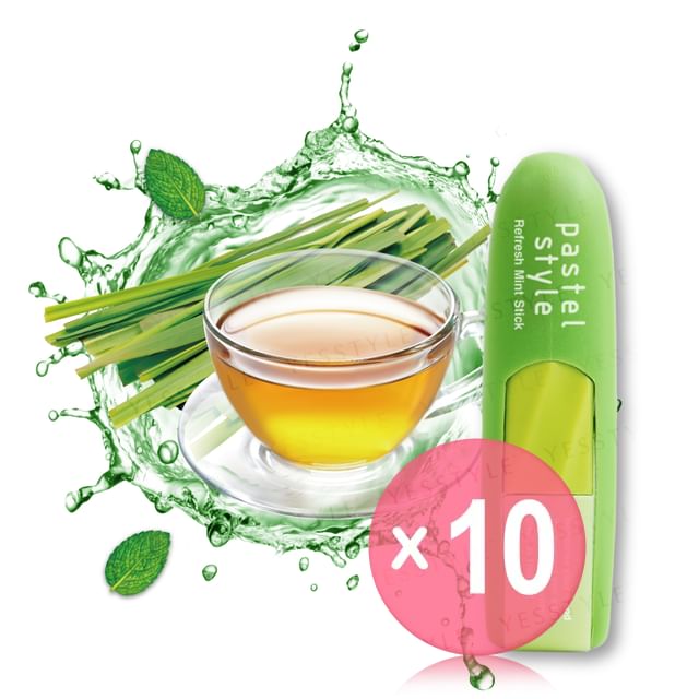 Pastel Style-Refresh Mint Stick Lemongrass Mint 10pcs Bundle Set