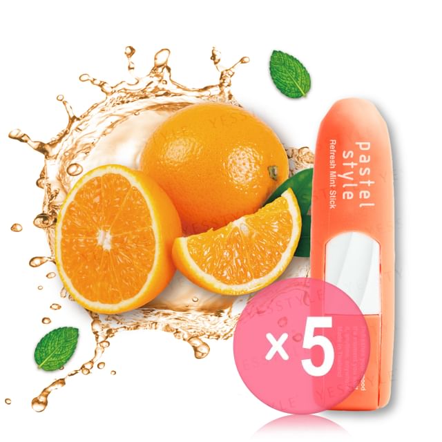 Pastel Style-Refresh Mint Stick Orange Mint 5pcs Bundle Set