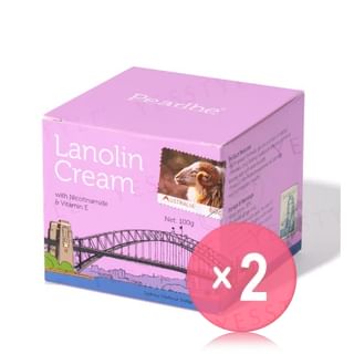 Pearlbe-Lanolin Cream With Nicotinamide Vitamin E 2pcs Bundle Set