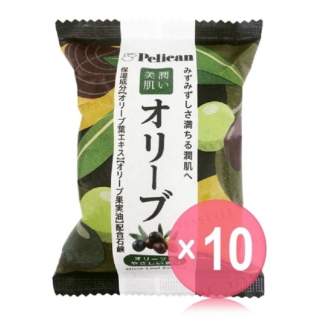 Pelican Soap-Family Soap Olive 10pcs Bundle Set