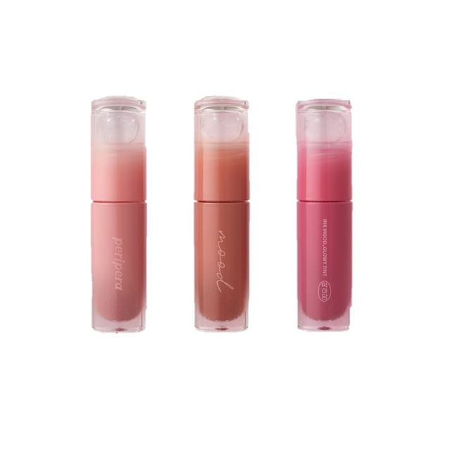 peripera-Ink Mood Glowy Tint Tteok Recipe Collection - Encres à lèvres - 3 couleurs
