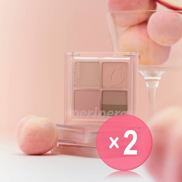 peripera-Ink Pocket Shadow Palette - 5 Types 2pcs Bundle Set