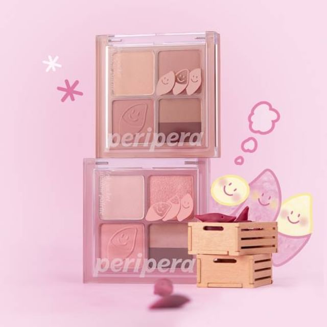 peripera-Ink Pocket Shadow Palette Pink Guma Series - Palette de fards à paupières - 2 versions