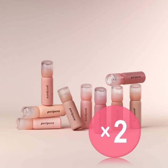 peripera-Mood Blur Tint - 9 Colors 2pcs Bundle Set