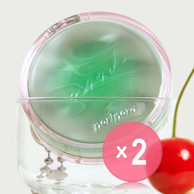 peripera-Mood Fit Cover Cushion Soda Café Collection - 3 Colors 2pcs Bundle Set