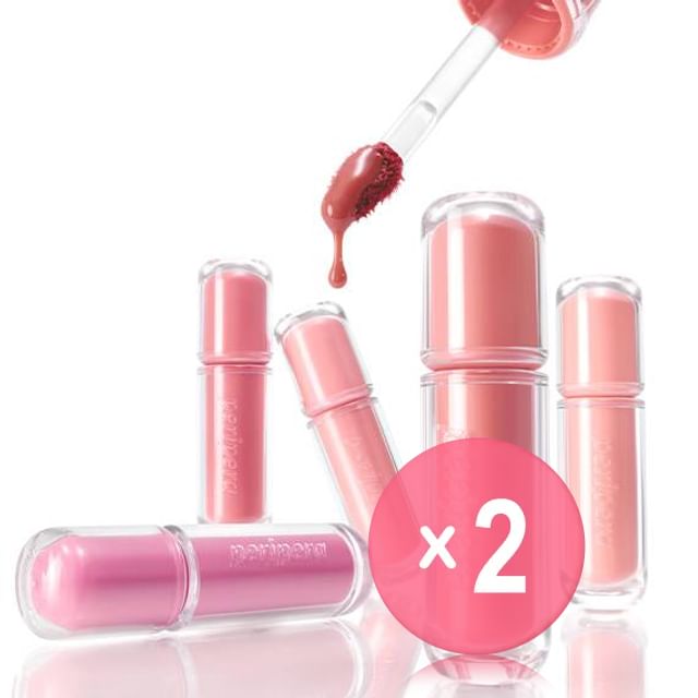 peripera-Mood Glowy Tint - 27 Colors 2pcs Bundle Set